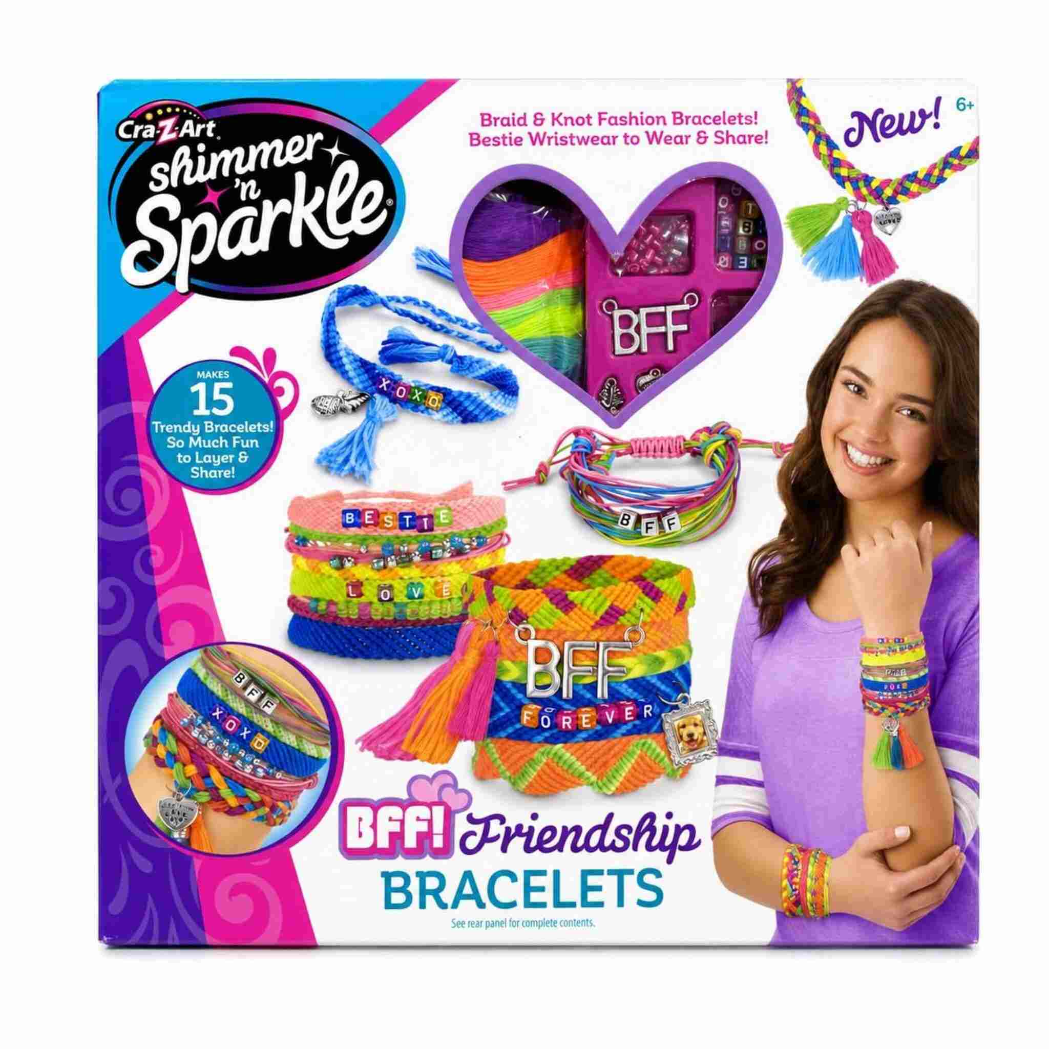 Shimmer 'n Sparkle DIY Friendship Bracelet Making Kit
