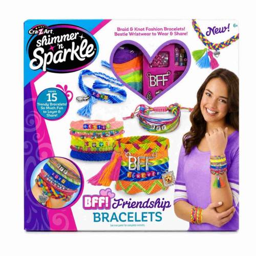 Shimmer 'n Sparkle DIY Friendship Bracelet Making Kit