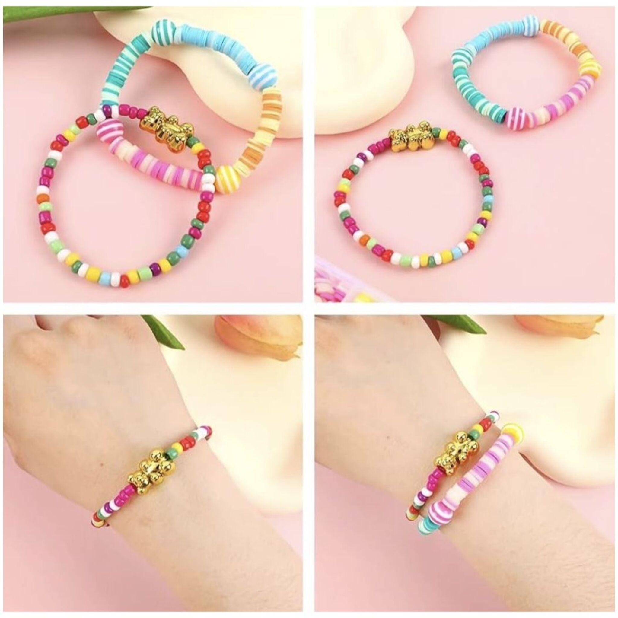 DIY Colorful Bead Box for Jewelry and Crafts