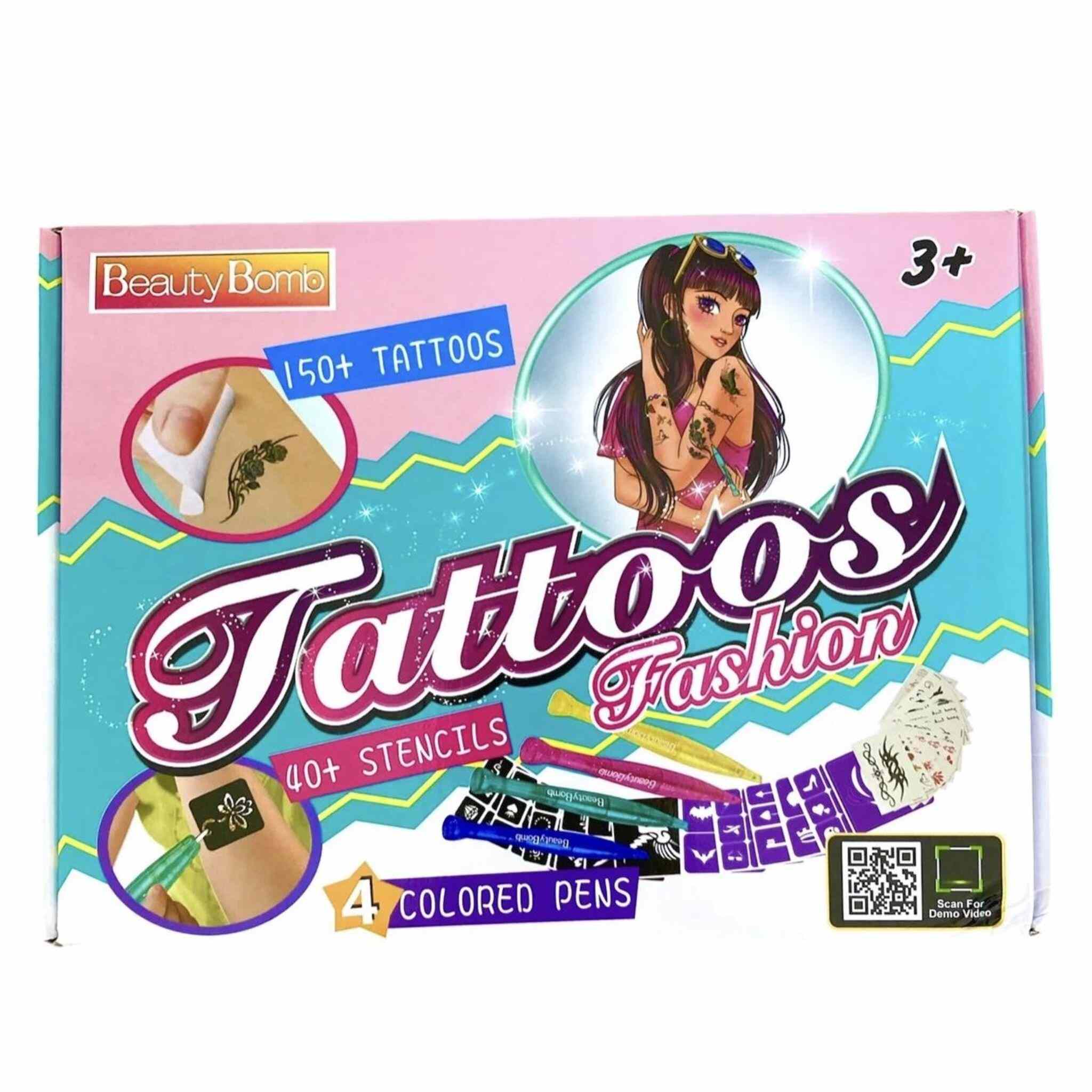 Glitter Tattoo Kit for Girls