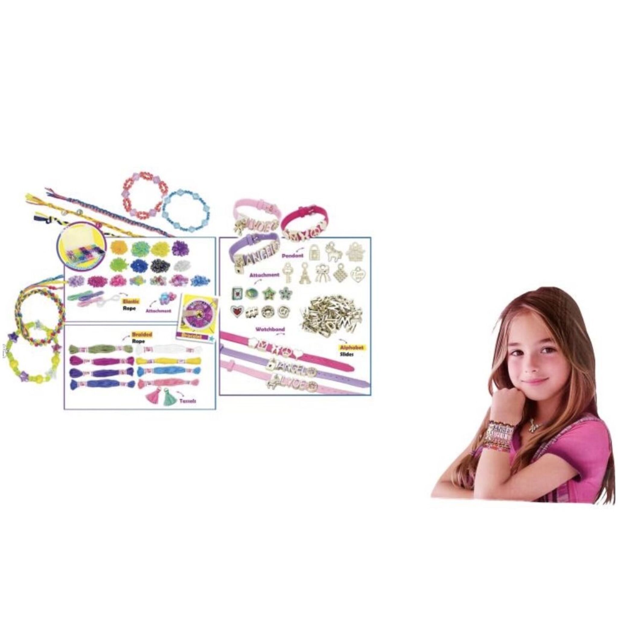  Bracelet Making Kit for Girls 3-in-1