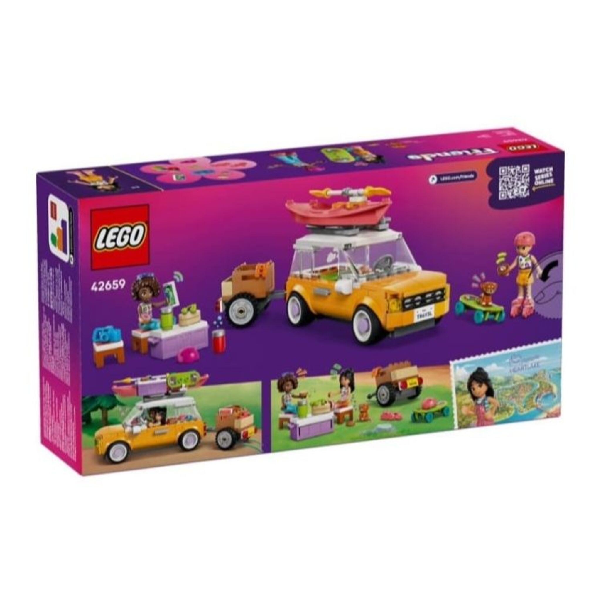LEGO Friends Friendship Road Trip Travel Car Building Set (220 pieces)