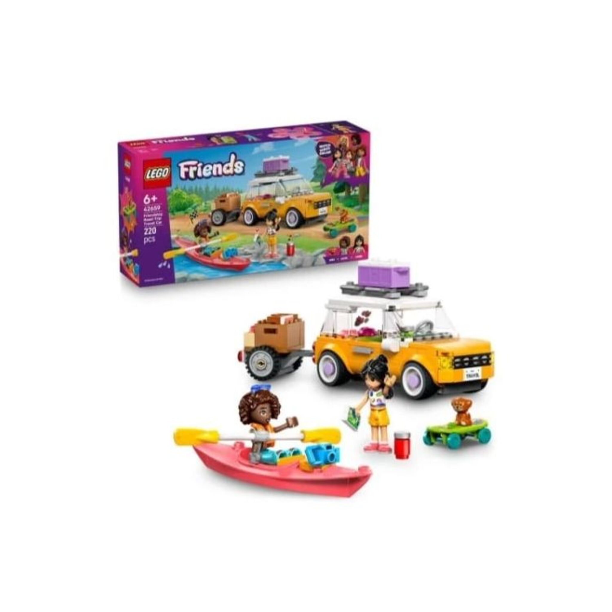 LEGO Friends Friendship Road Trip Travel Car Building Set (220 pieces)