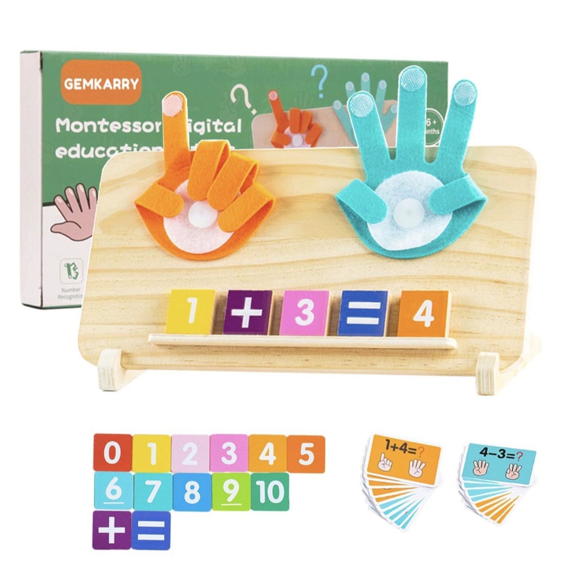 Counting and Math Learning Montessori Finger Abacus Educational Toy