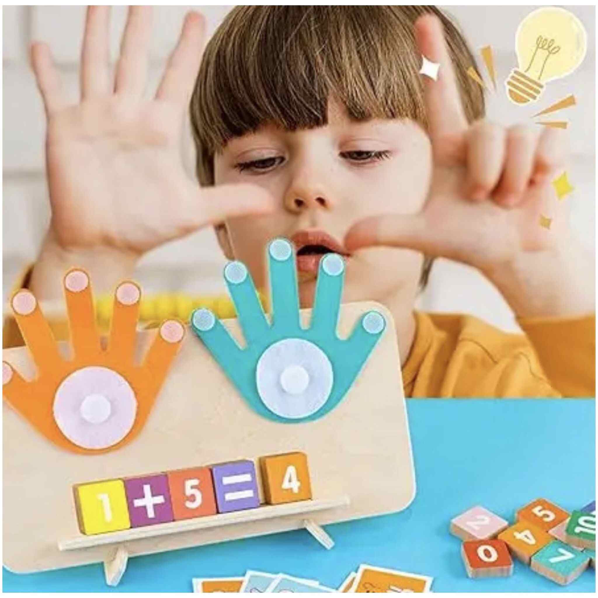 Counting and Math Learning Montessori Finger Abacus Educational Toy