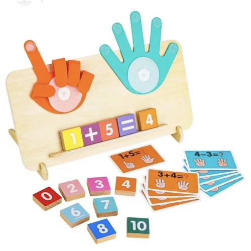 Counting and Math Learning Montessori Finger Abacus Educational Toy