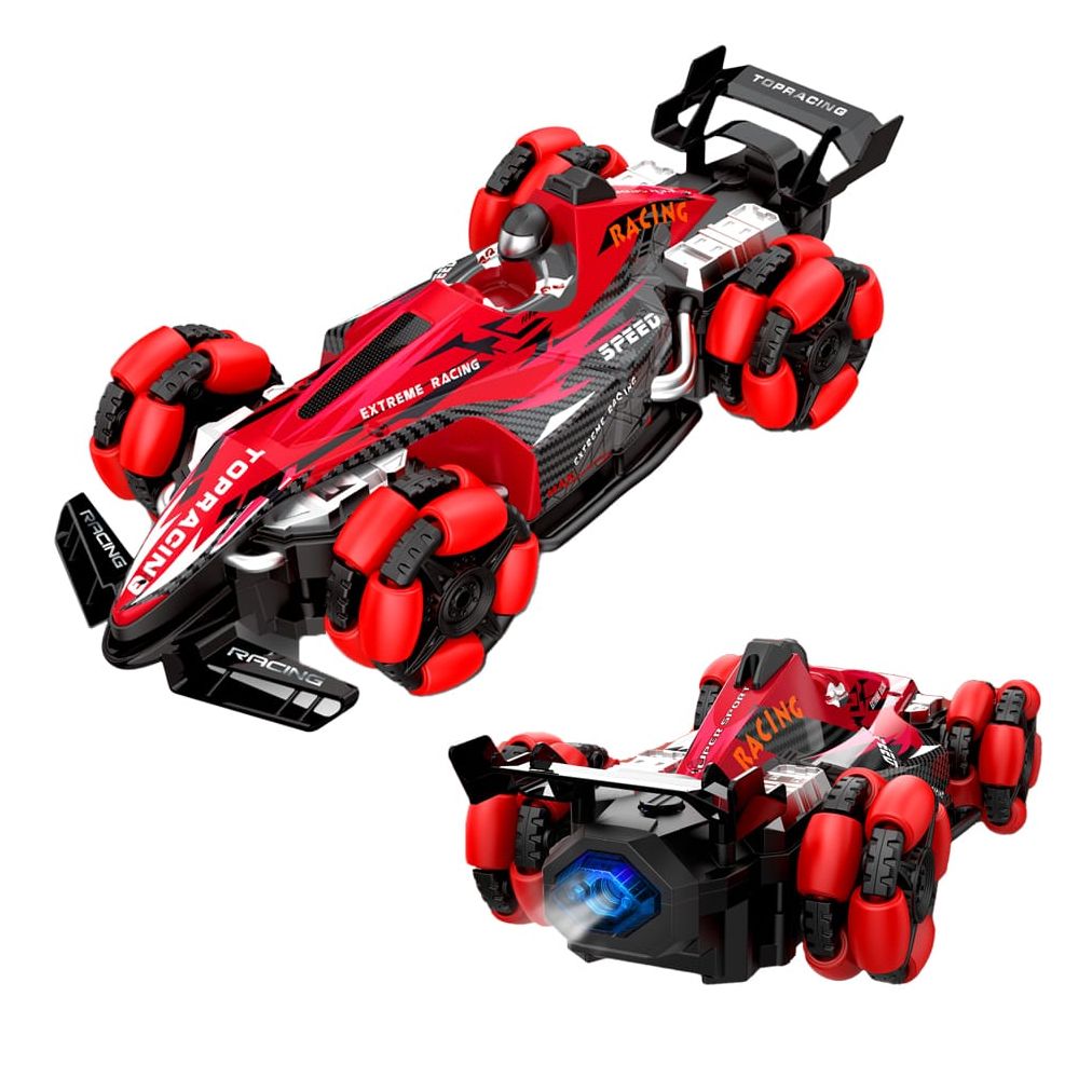 Remoted Controlled Lateral Stunt Racing Car - Red