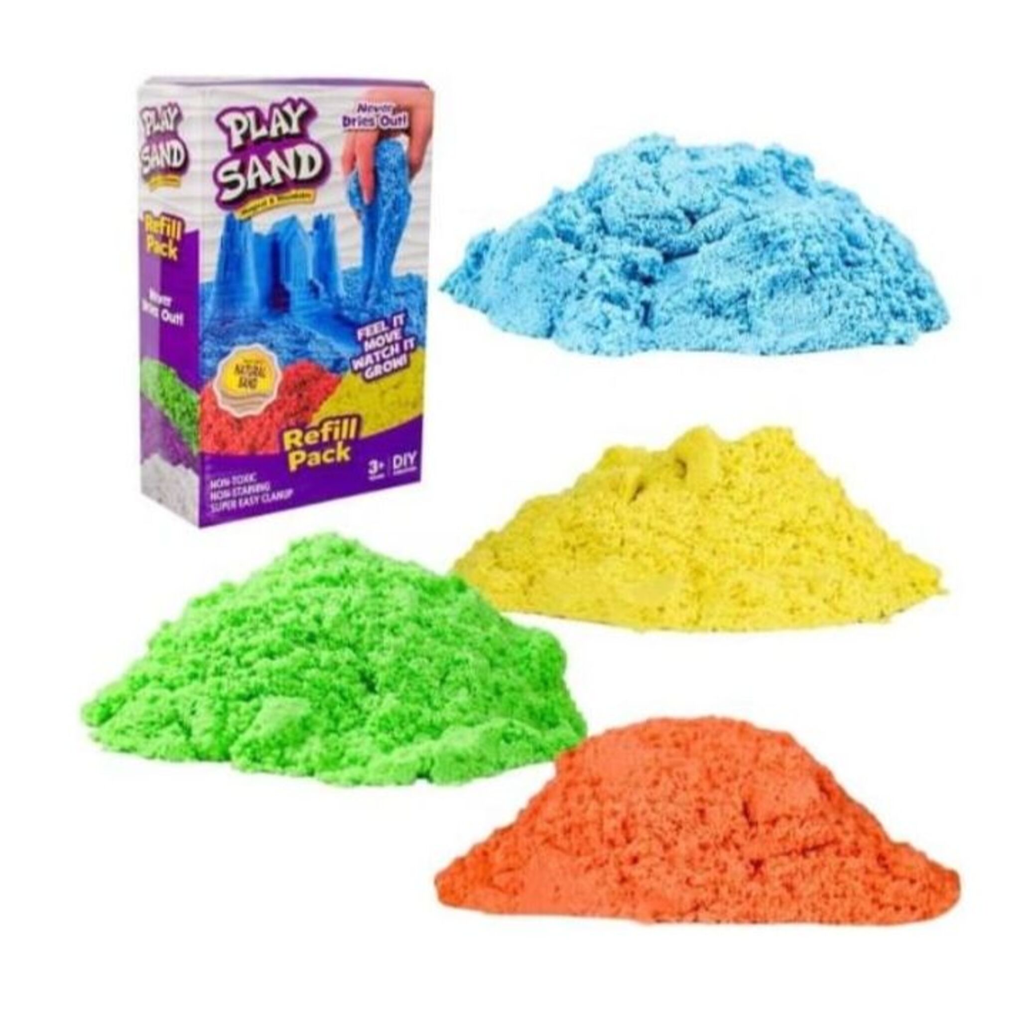 (Price for 6 pieces) Magic Sand Clay 
