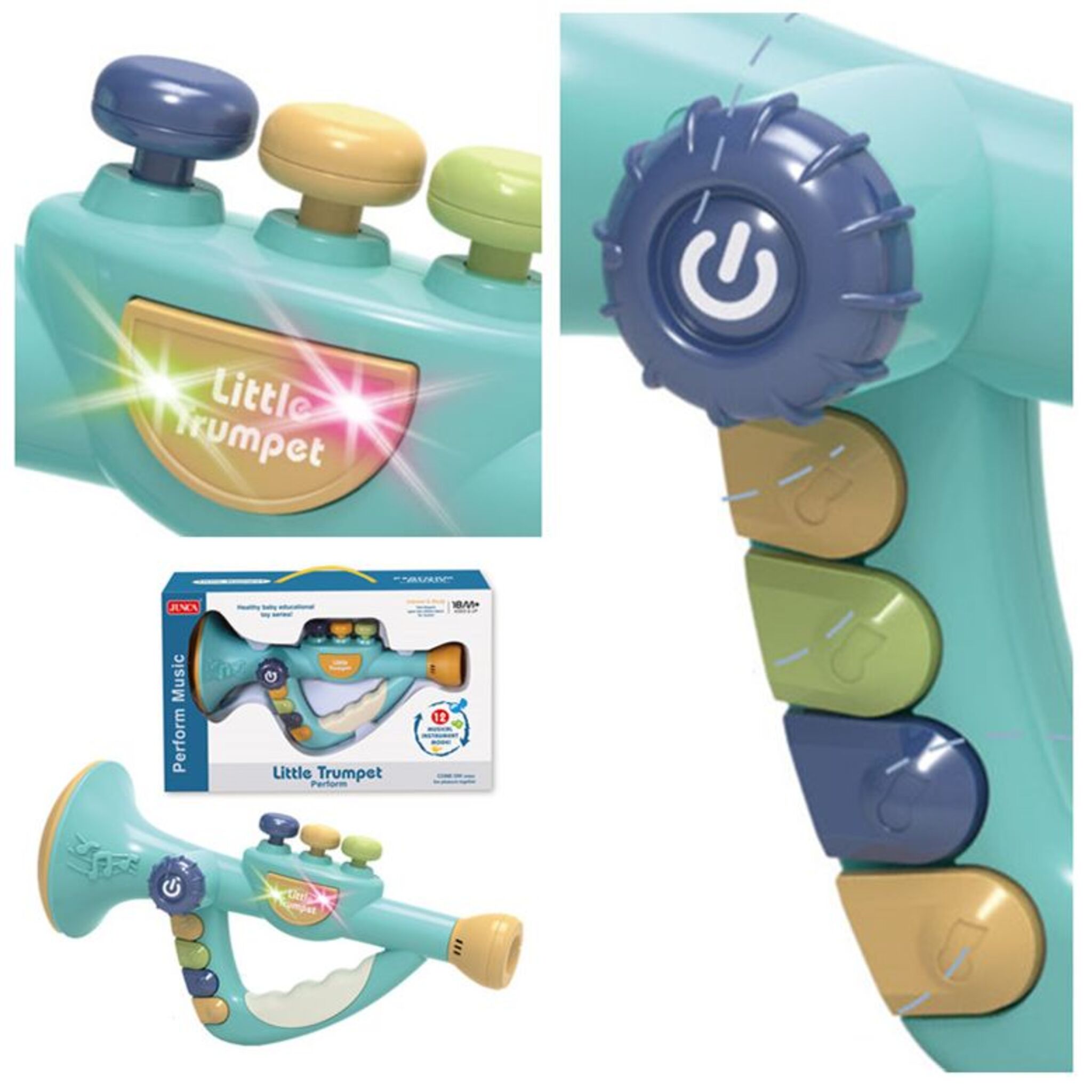 Musical Trumpet Toy (Blue)