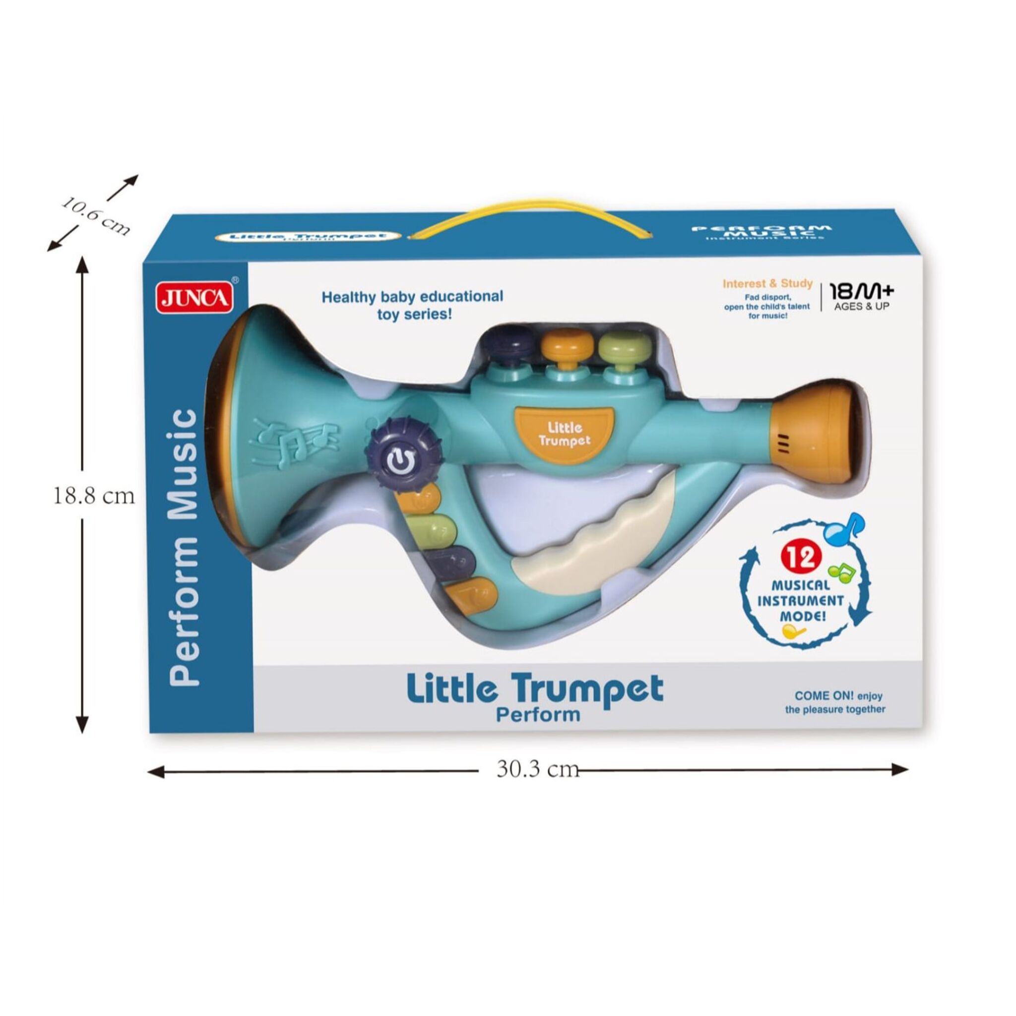 Musical Trumpet Toy (Blue)
