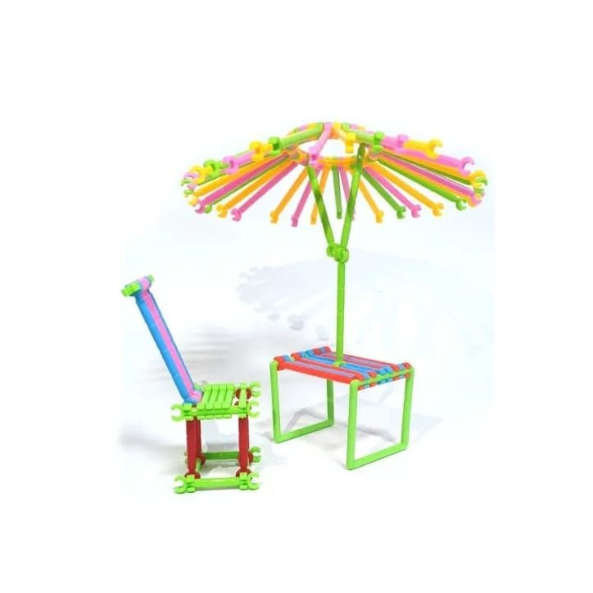 لعبة أعواد البناء (372 قطعة)