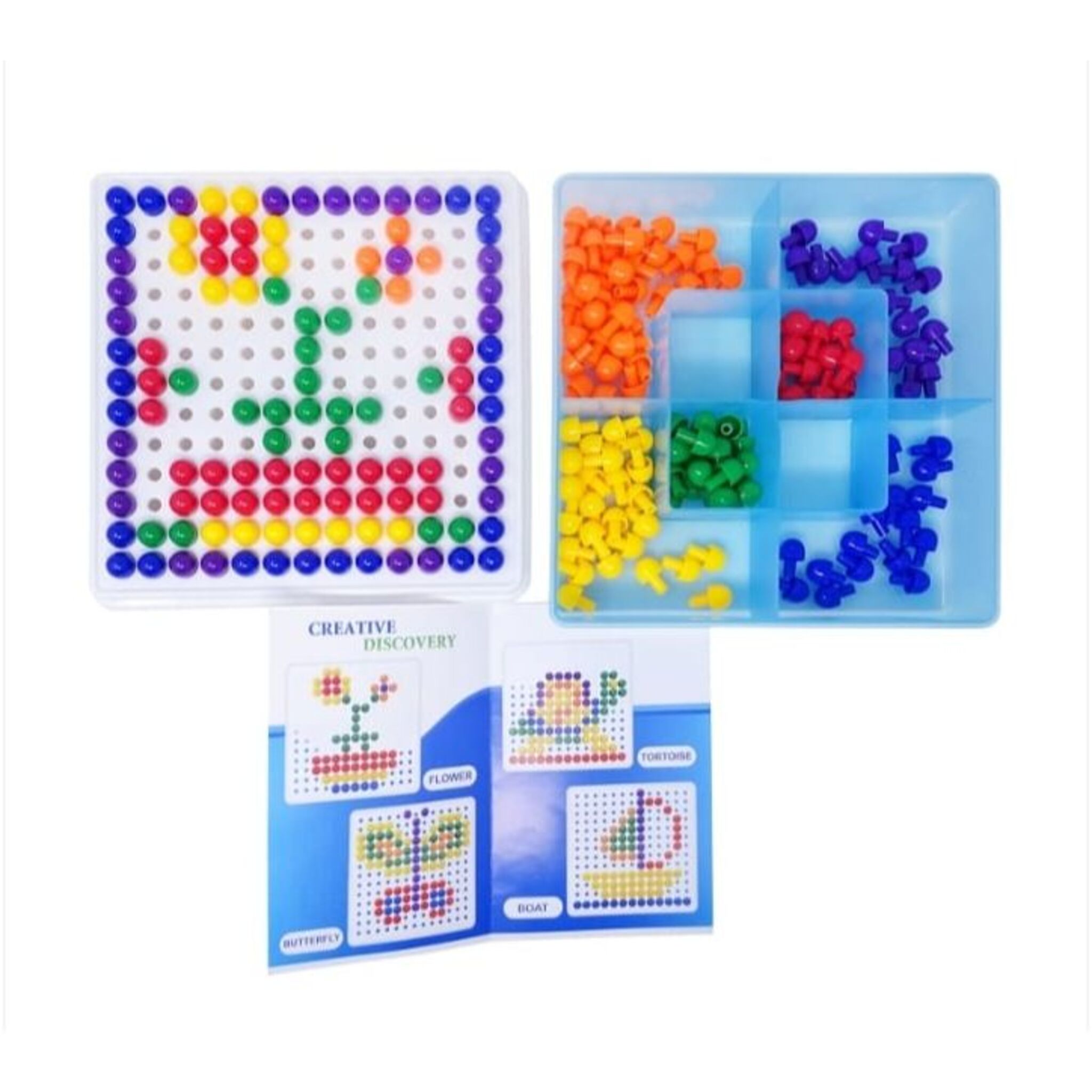 Educational pinboard (240 pieces)
