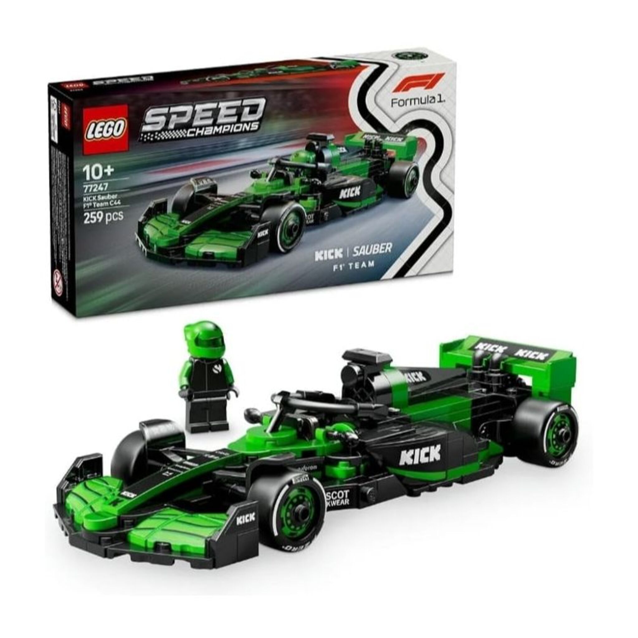 LEGO Kick Sauber F1 Car Building Set (259 pieces)