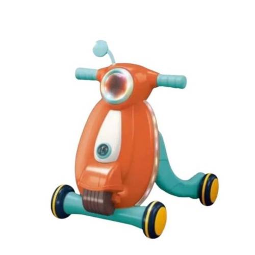 Interactive Functional Baby Walker - Orange 