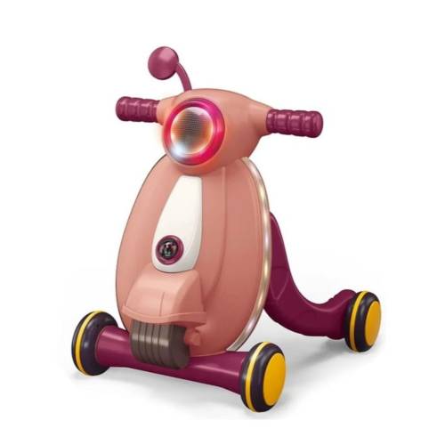 Interactive Functional Baby Walker - Pink 
