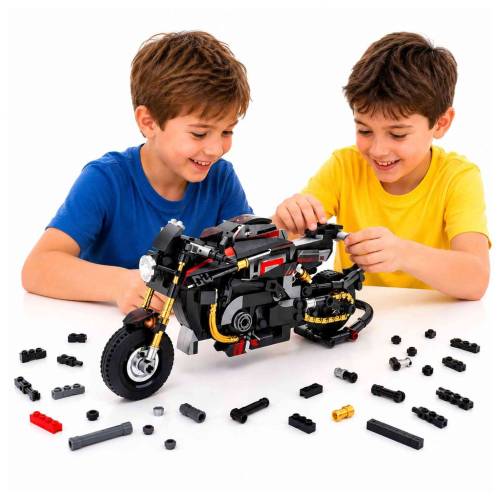 Motorcycle Building Blocks Kit (422 pieces)