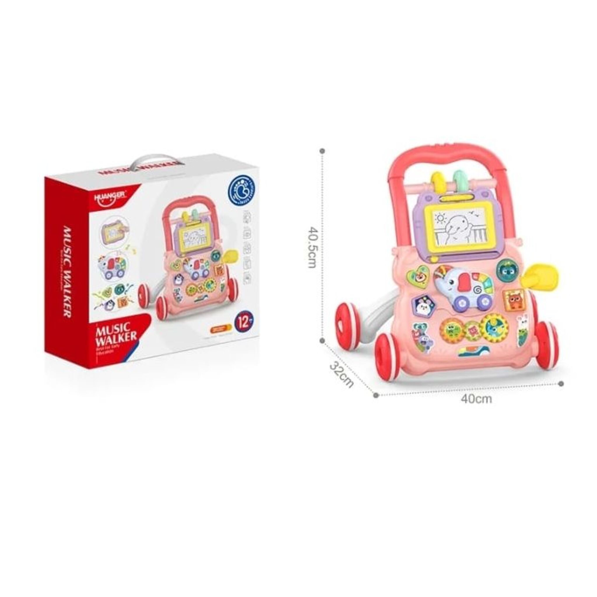 Multifunctional Walker Baby (Pink)