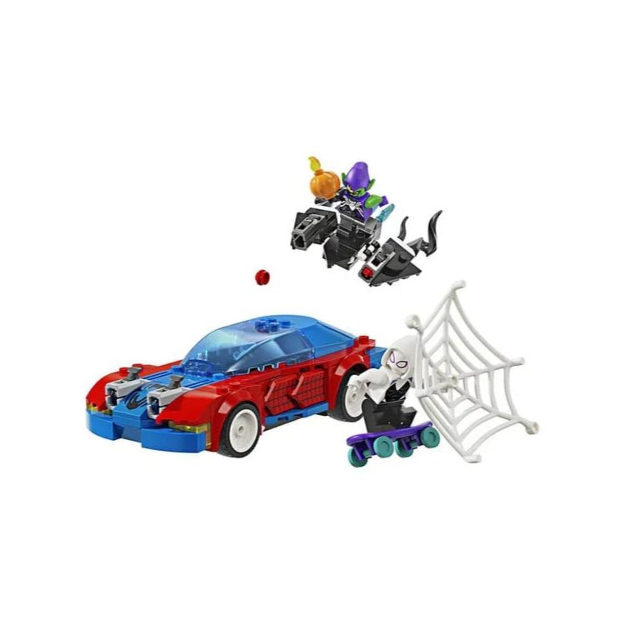 LEGO Marvel Spider-Man, Green Goblin, and Venom Race Car (227 pieces)