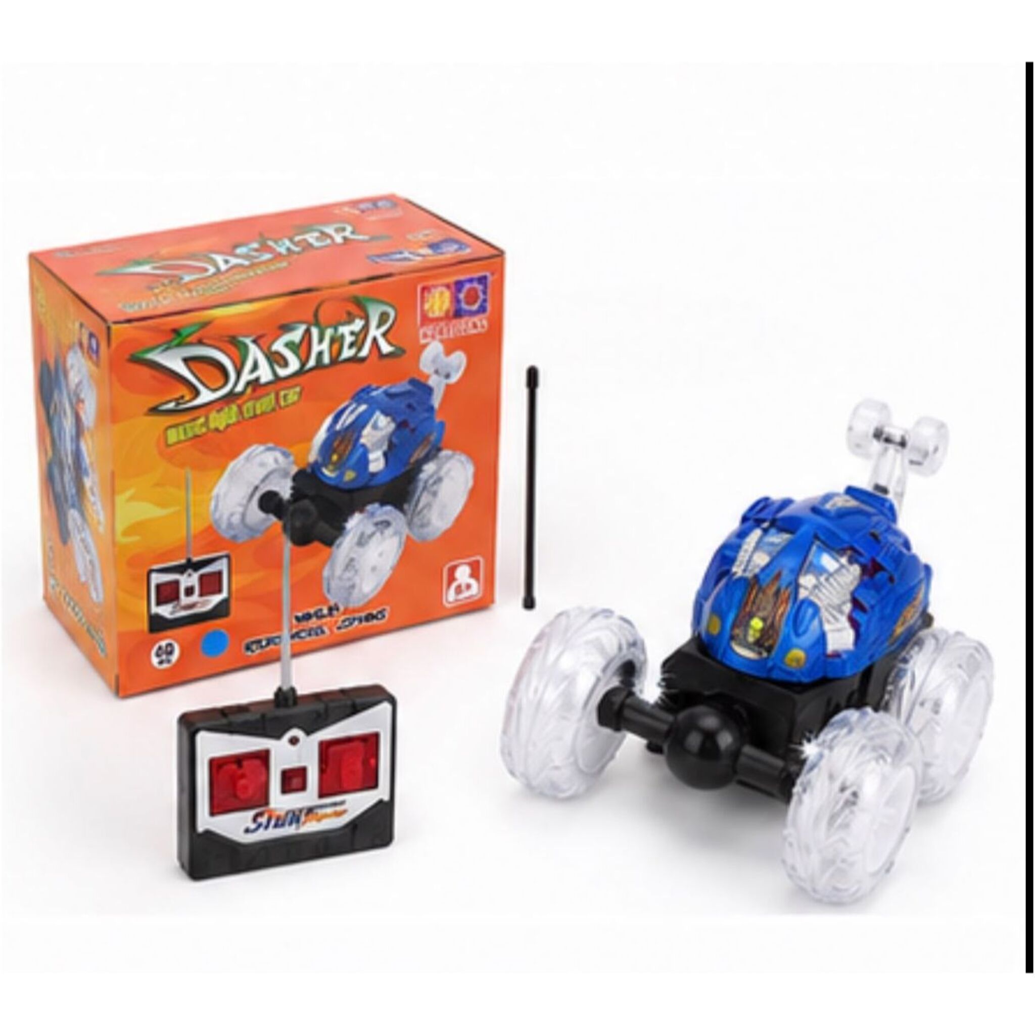 Remote Controlled Stunt Racing Car (Blue)