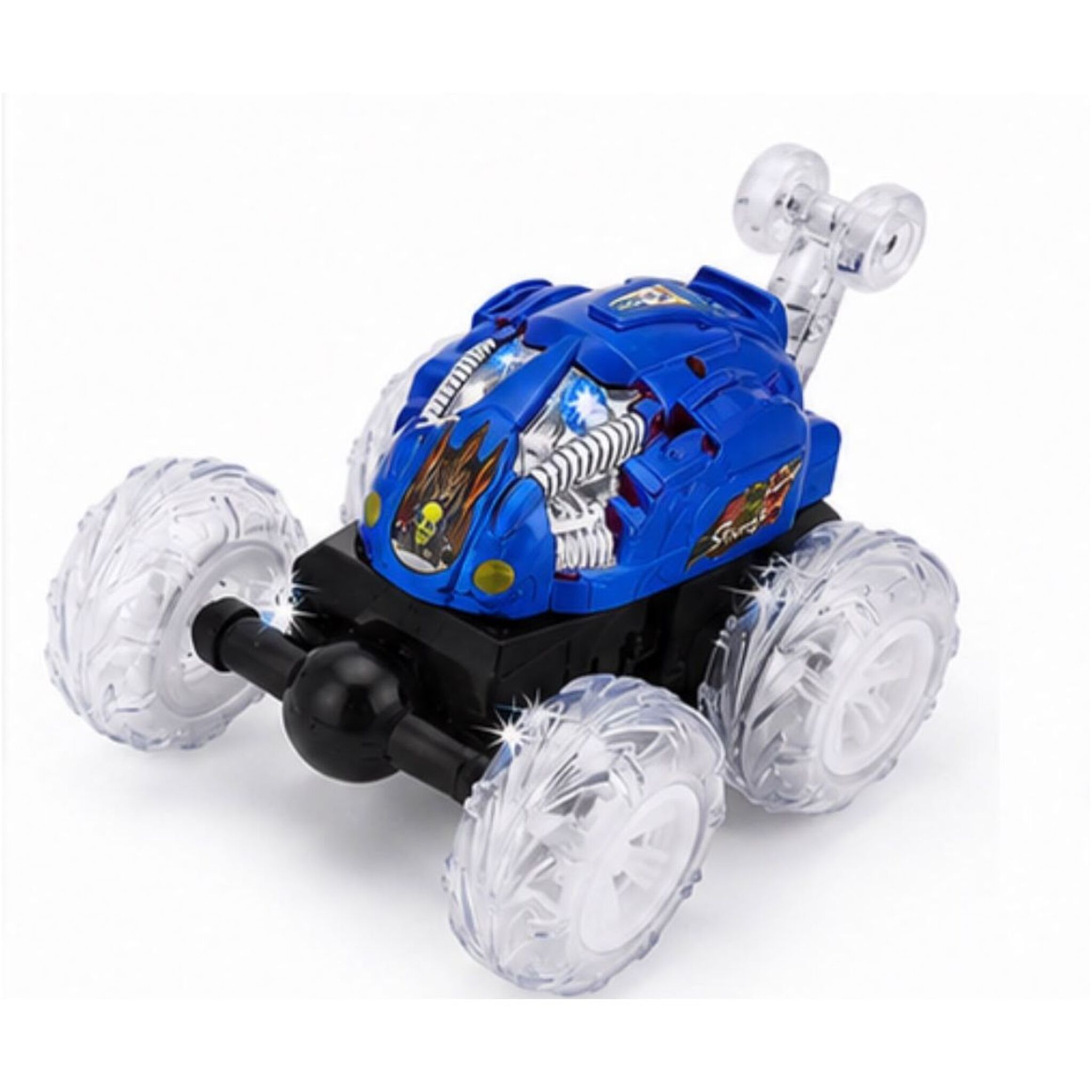 Remote Controlled Stunt Racing Car (Blue)