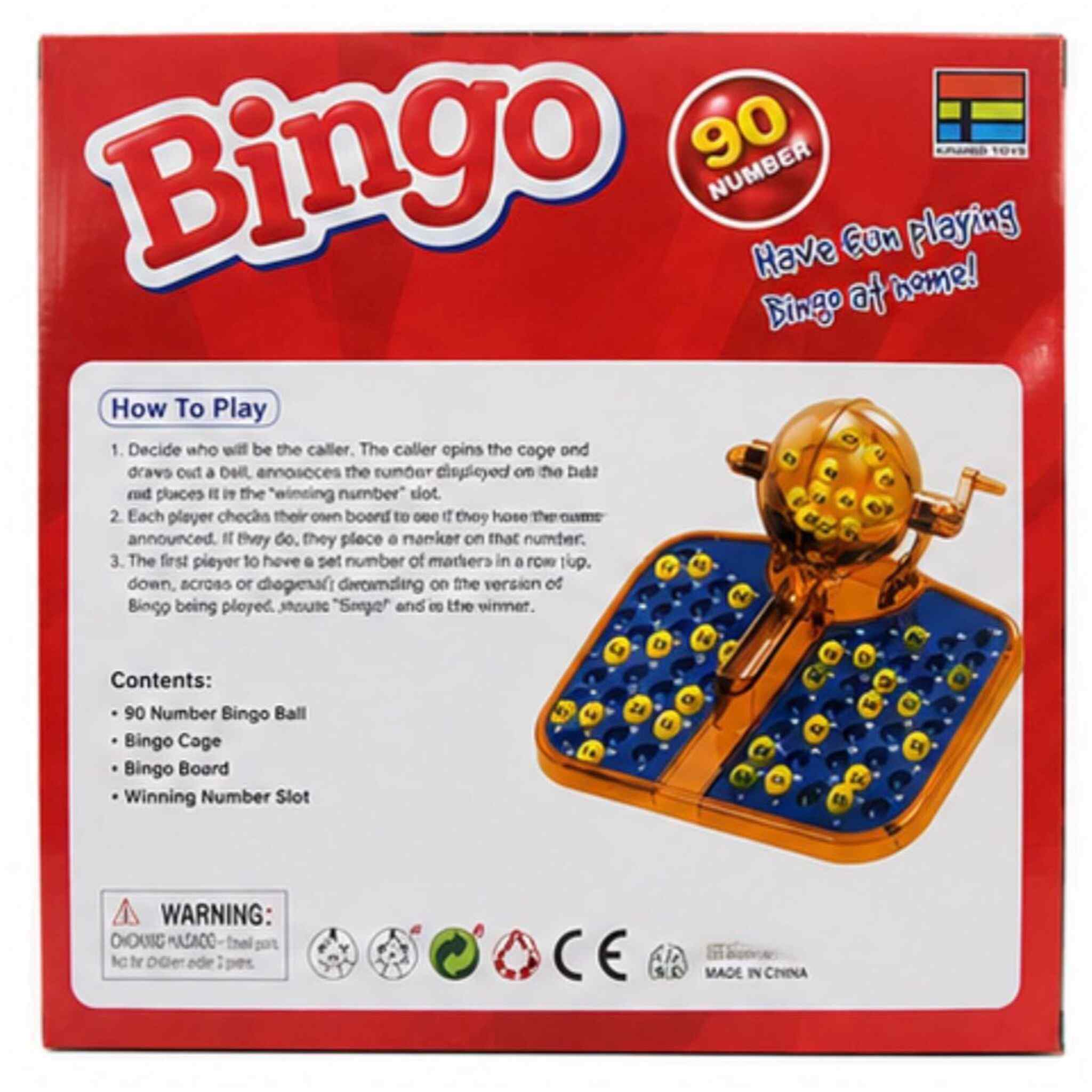 90-Number Rotary Bingo Challange