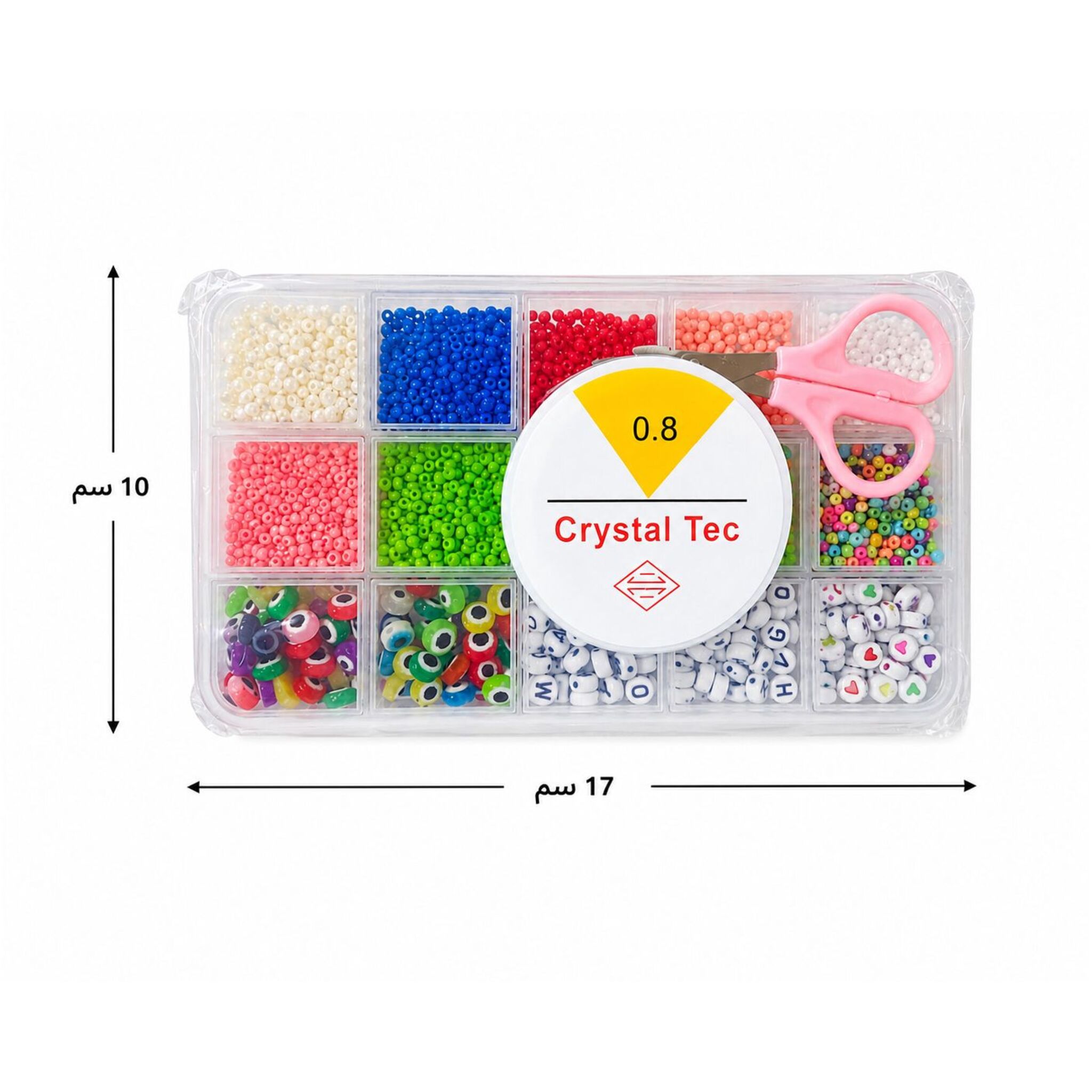 DIY Colorful Bead Accessories and Bracelets Set