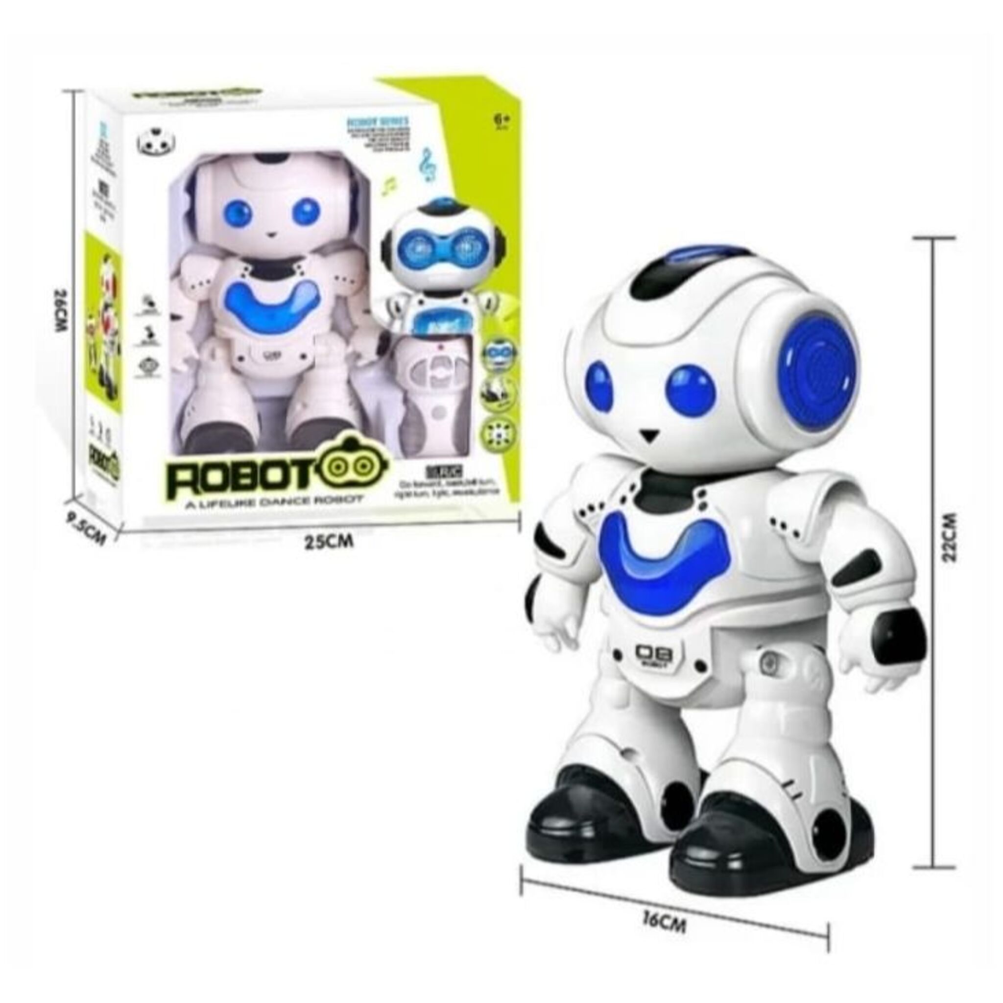 Interactive Robot: Smart Fun Companion (Blue)