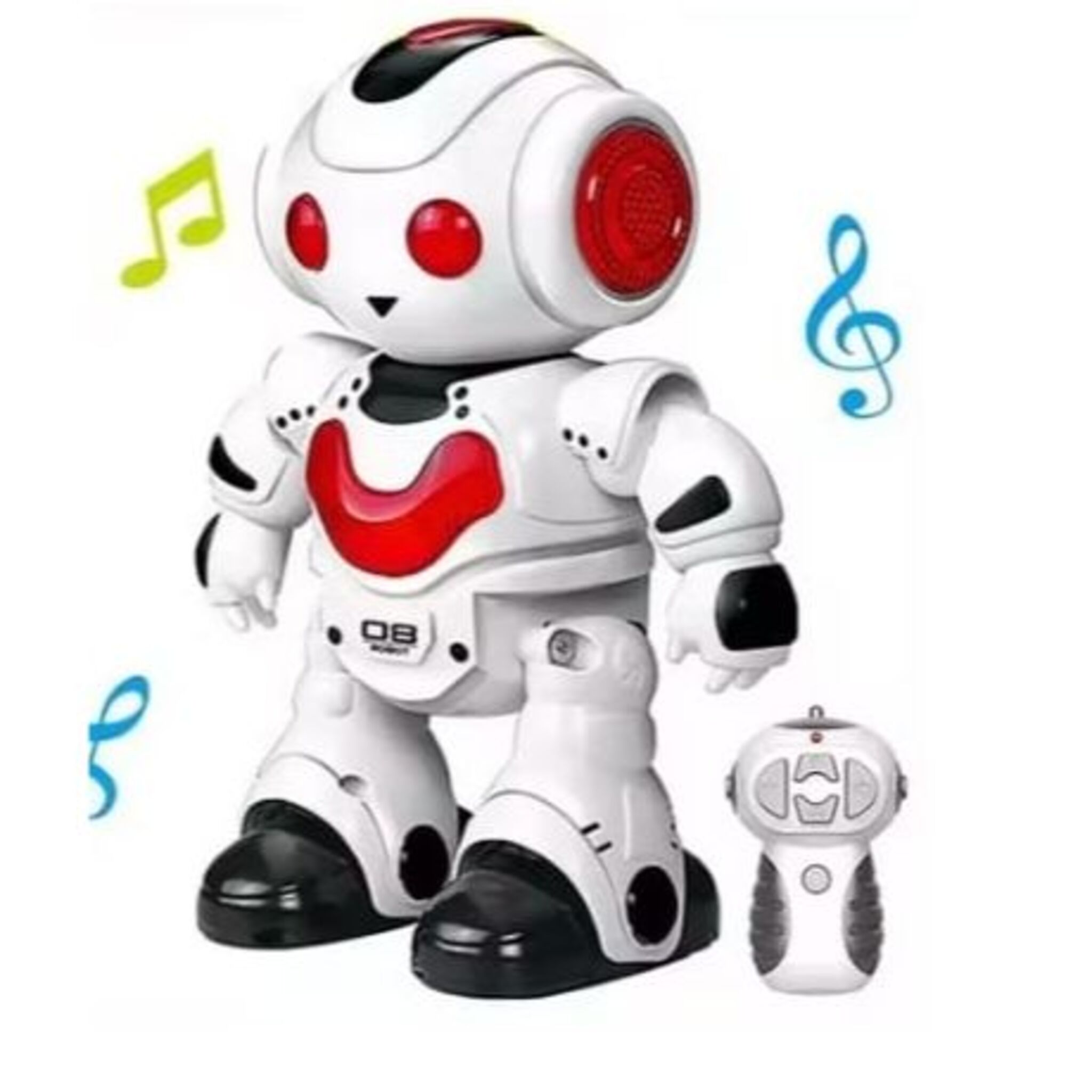 Interactive Robot: Smart Fun Companion (Red)