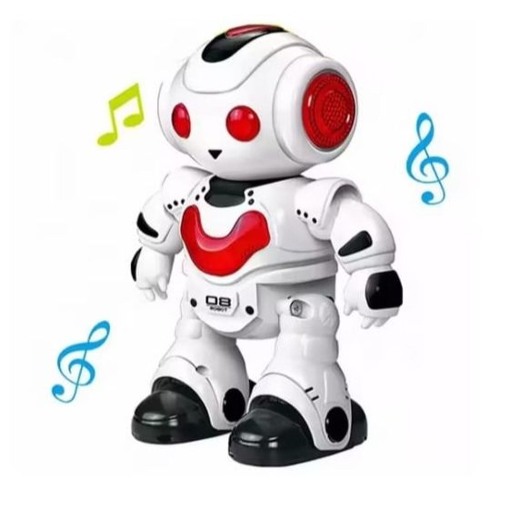 Interactive Robot: Smart Fun Companion (Red)