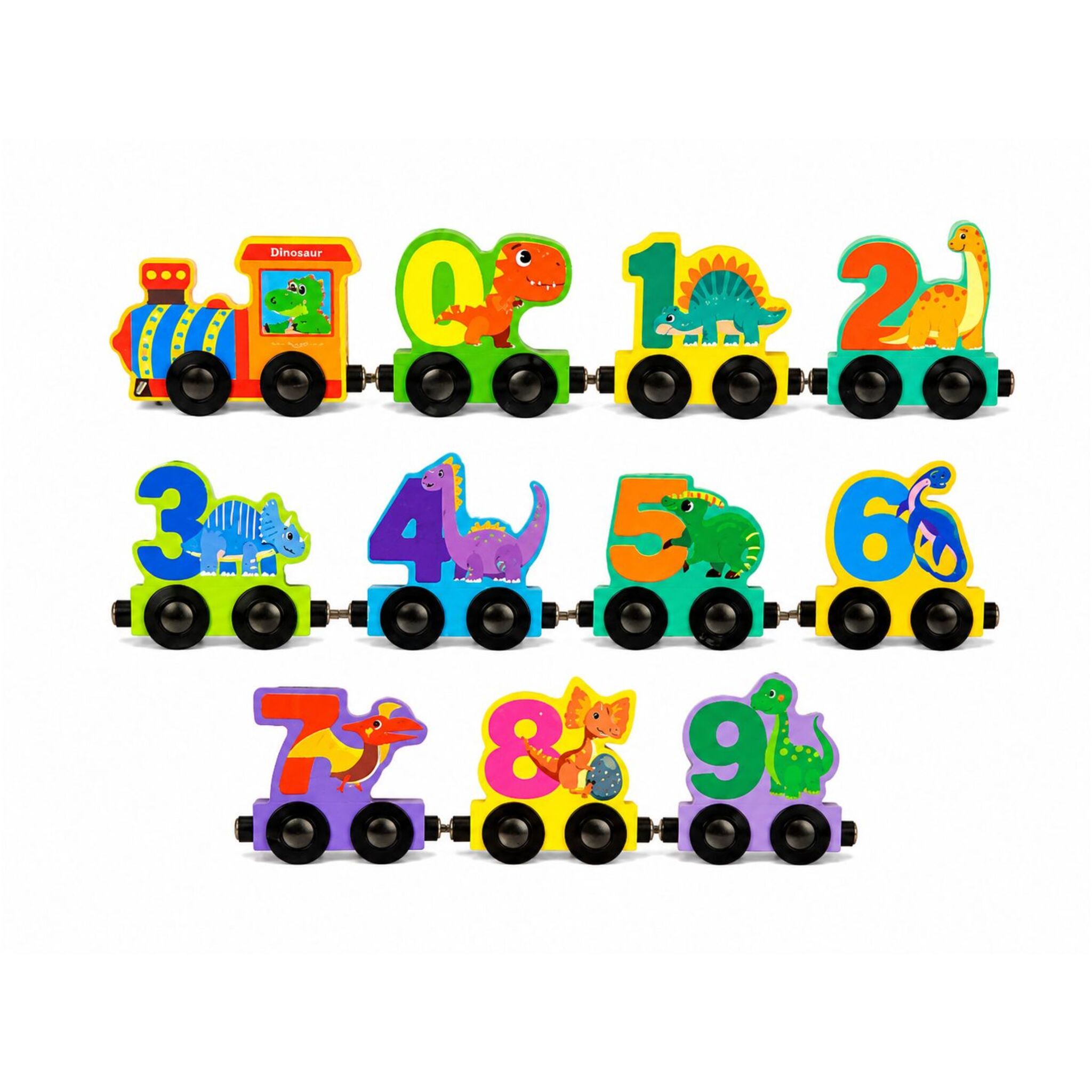Wooden Educational Dinosaur Train 