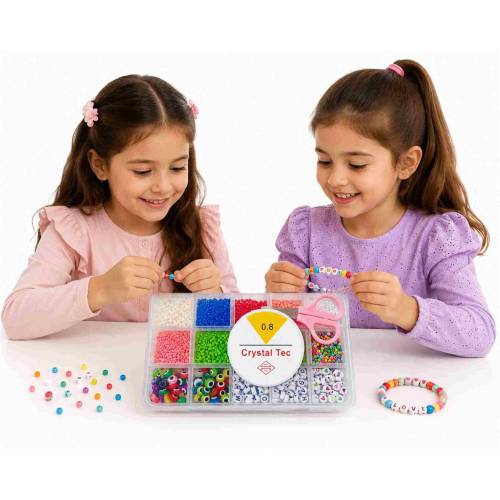 DIY Colorful Bead Accessories and Bracelets Set