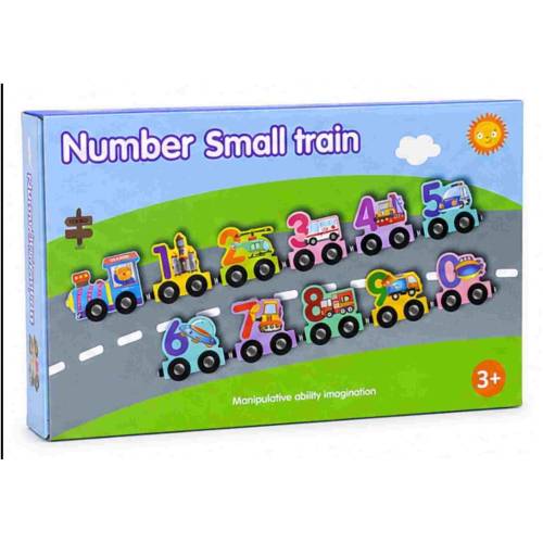 Wooden Educational Car Train 