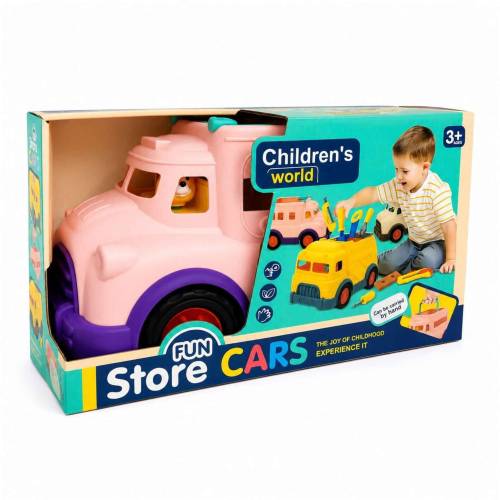 Educational Toy Truck with Ice Crea and Food Accessories