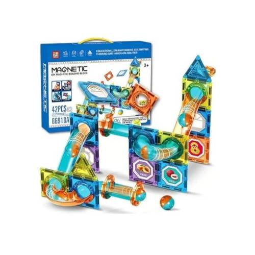 Magnetic Building Block Set (42 Pieces)