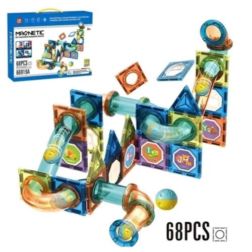 Magnetic Building Block Set (68 Pieces)