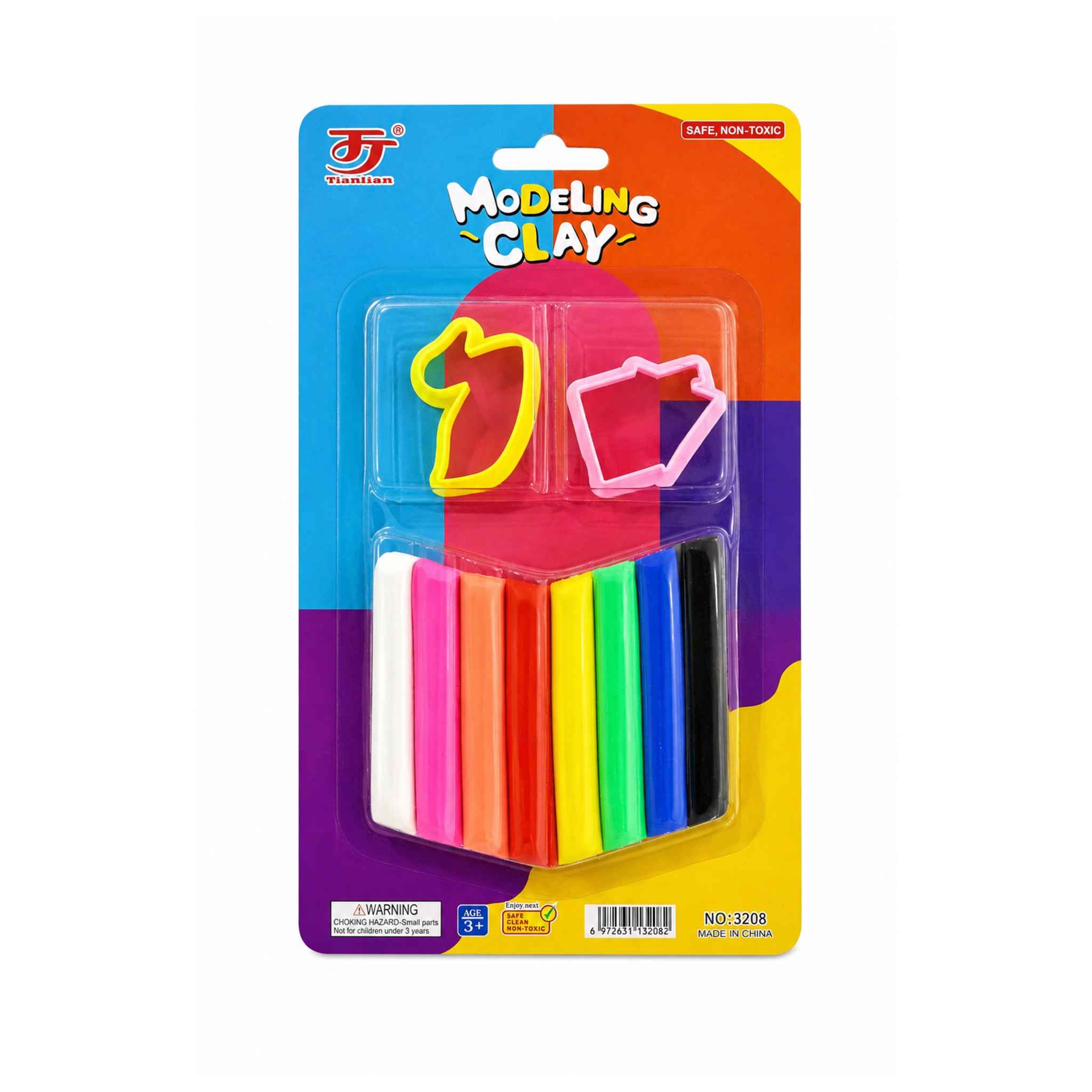 Clay Modeling with Shapes (8 Colors)