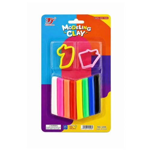 Clay Modeling with Shapes (8 Colors)