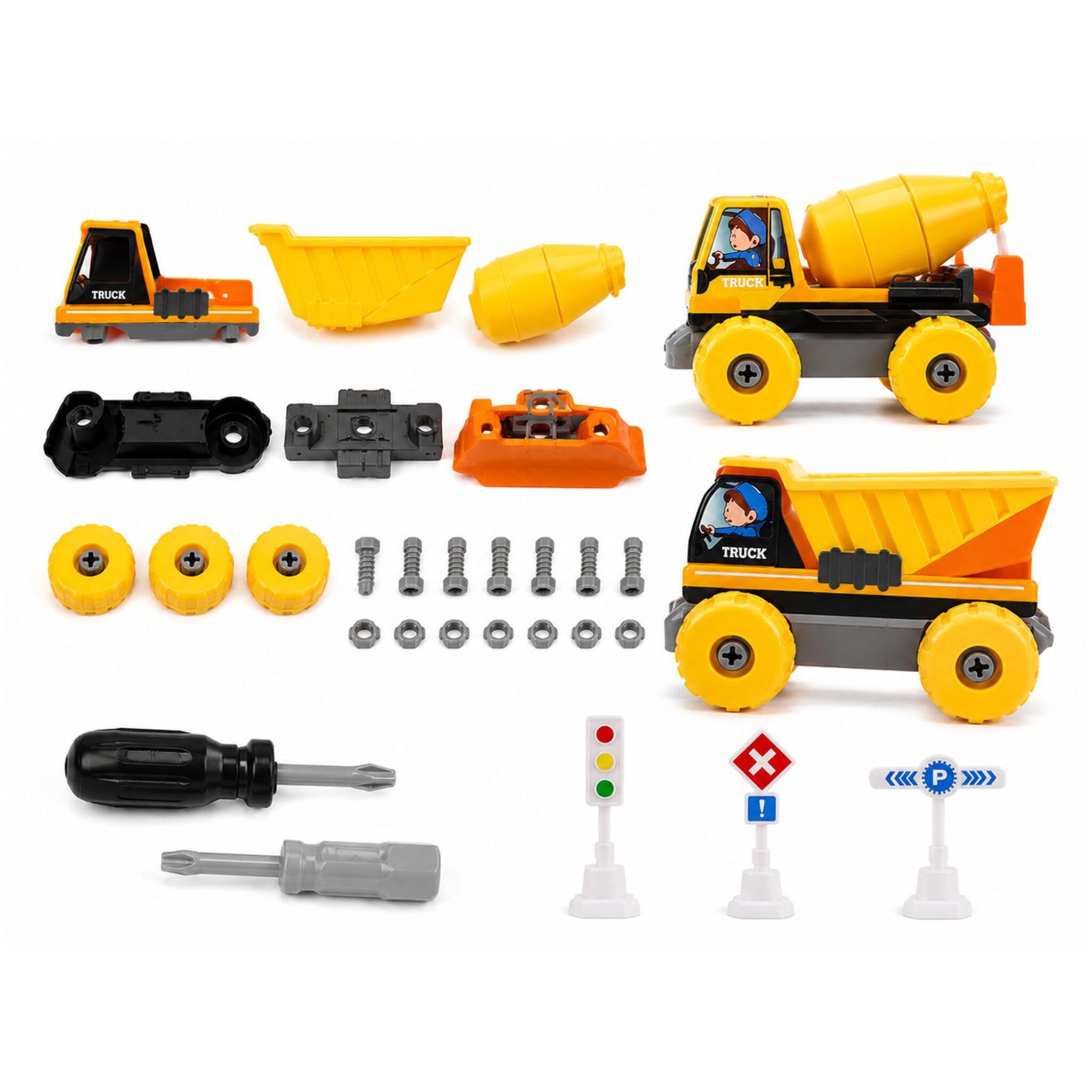 DIY Vehicle and Truck Assembly and Construction Kit