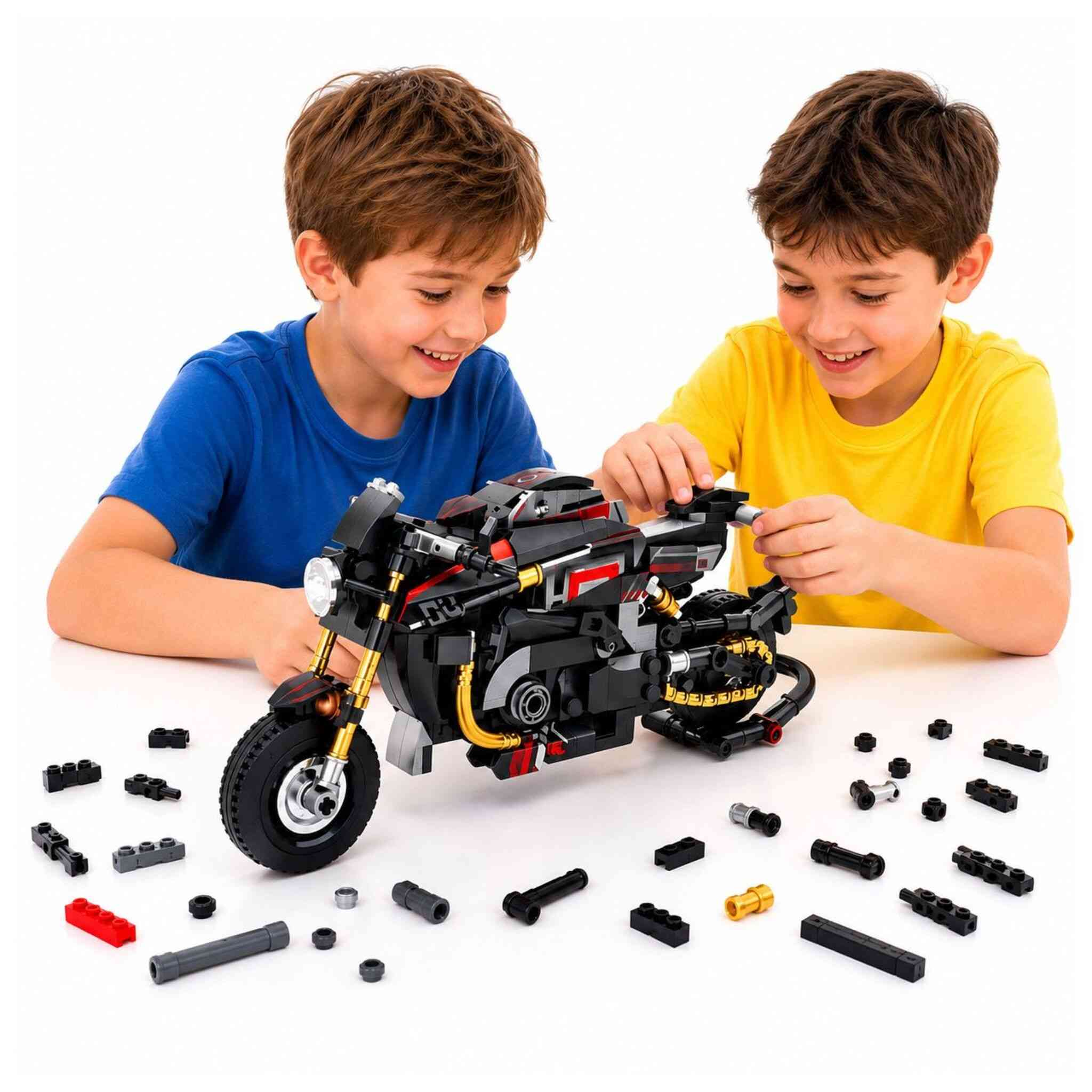 Motorcycle Building Blocks Kit (422 pieces)