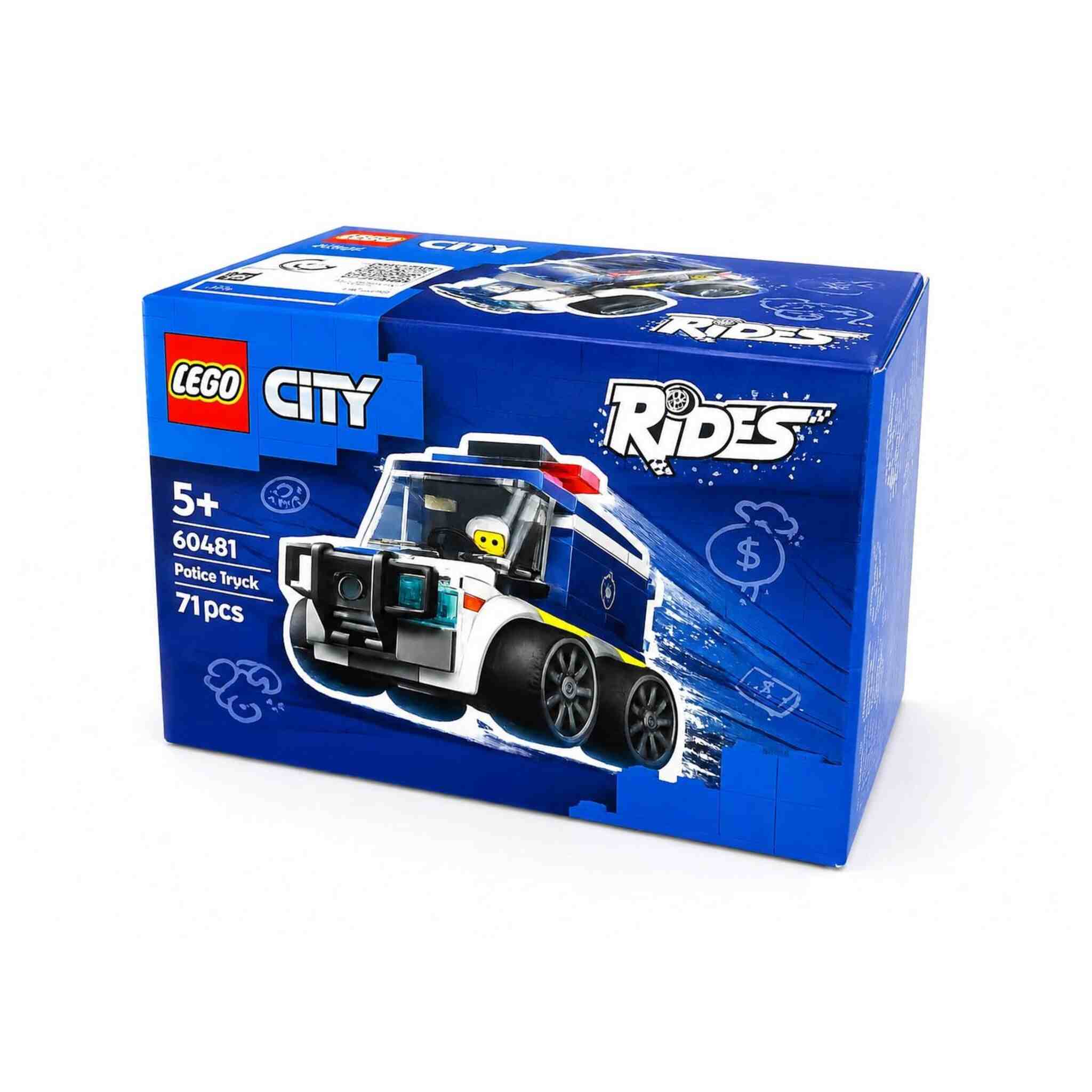 LEGO City Police Truck Build (71 pieces)