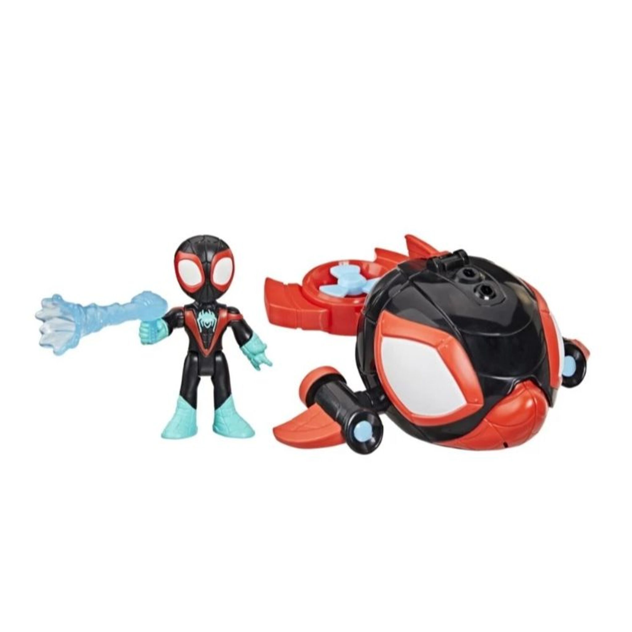 Miles Morales figure with Watercraft from Marvel Spidey Spiderman