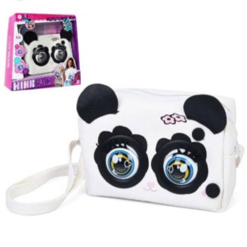 Girls Handbag with Flashing Eyes (White)