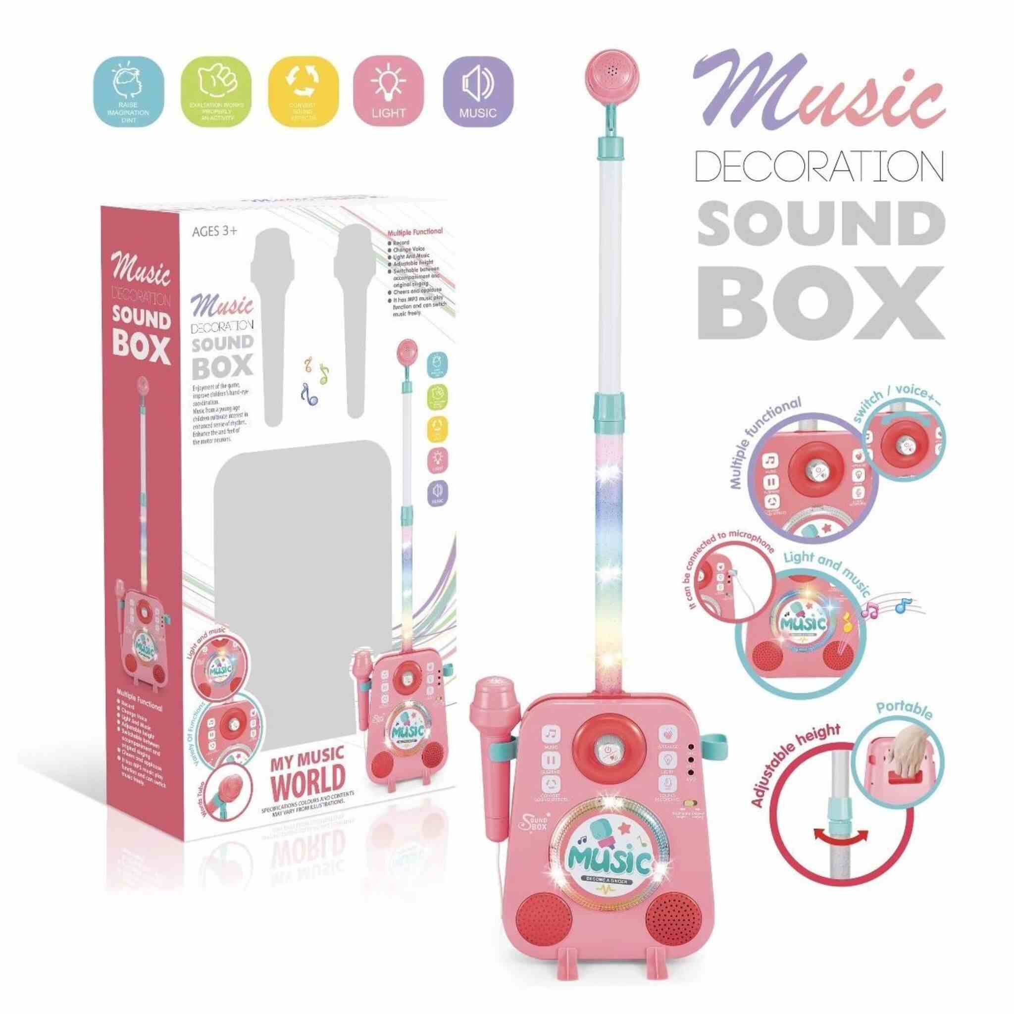 Multifunctional Music Box (Pink)