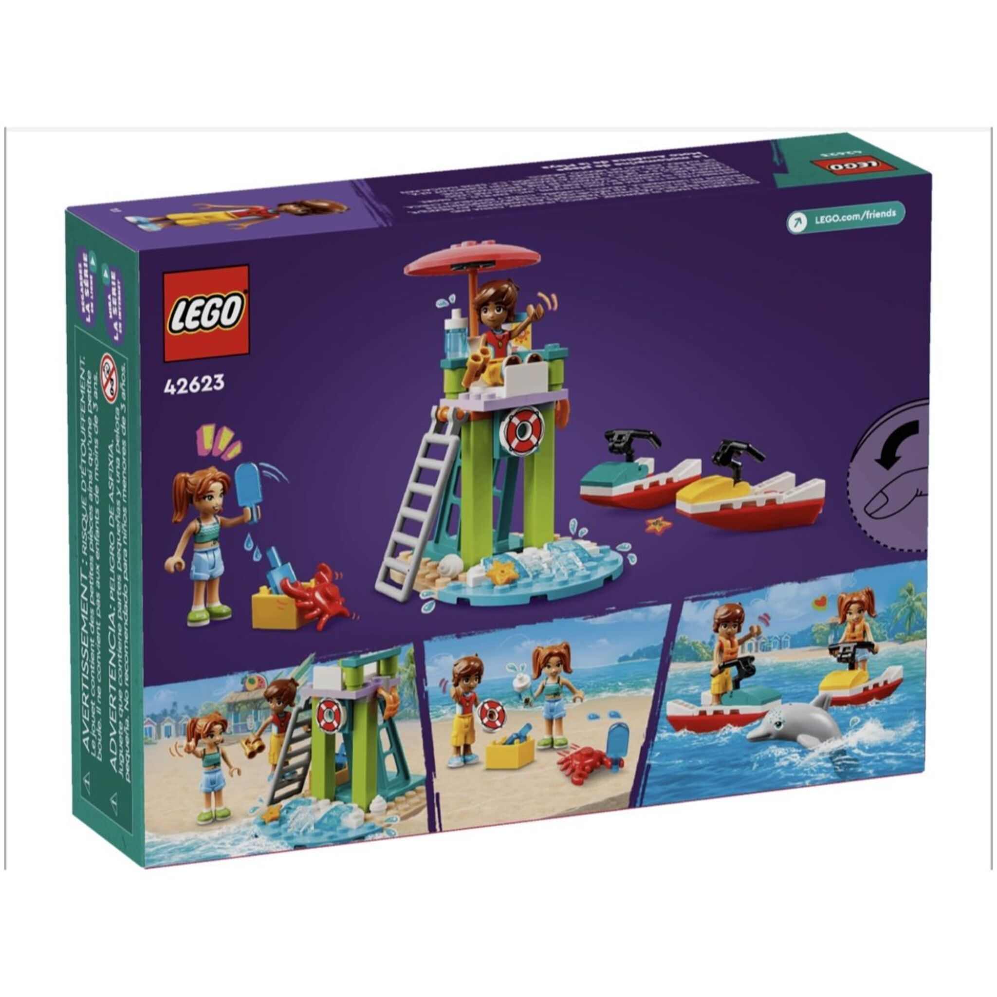 LEGO Friends Beach Water Bike Set (84 pieces)