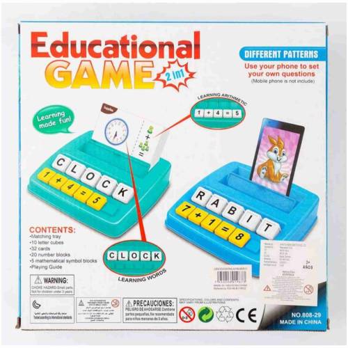 2-in-1 English and Math Educational Board