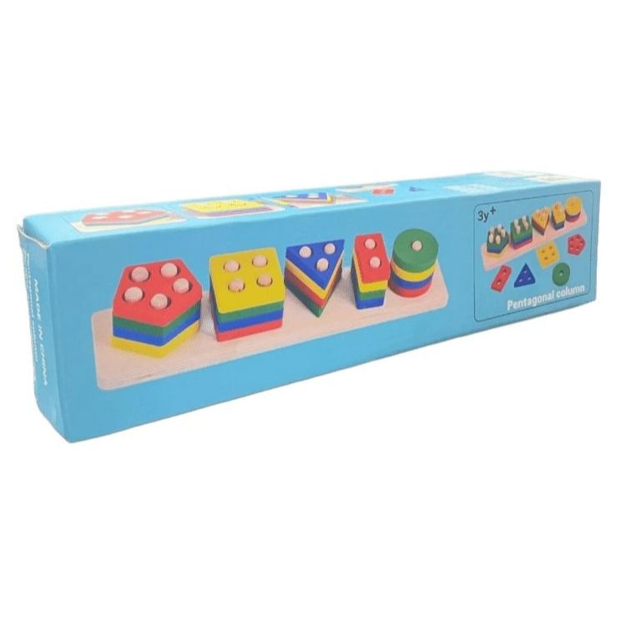 Wooden Geometric Shape Puzzle Game