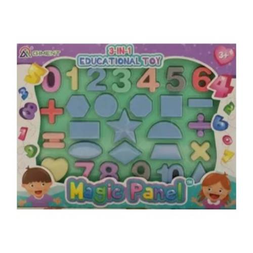 Magic Educational Board (Shapes and Numbers) 3 in 1