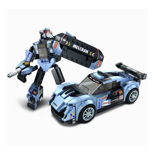 2 in 1 Building Robot and Sports Racing Car (229 pieces)