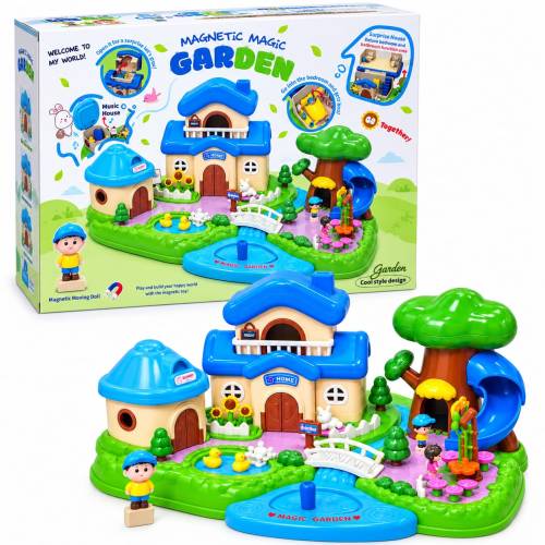 Magnetic Magic Garden Set with Surprises and Music - Large