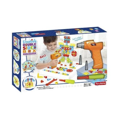 The Magic Puzzle Building and Assembly kit with Tools (192 pieces)